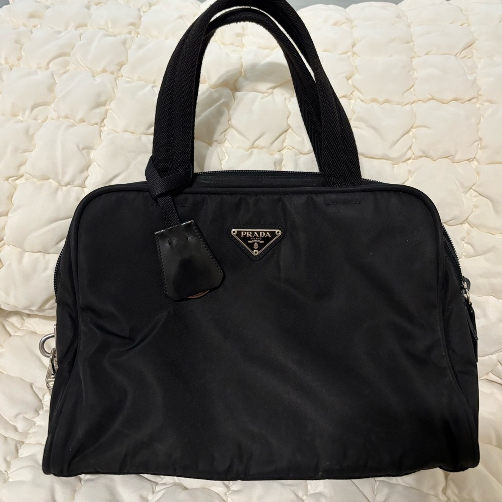 Prada Black Nylon Handbag